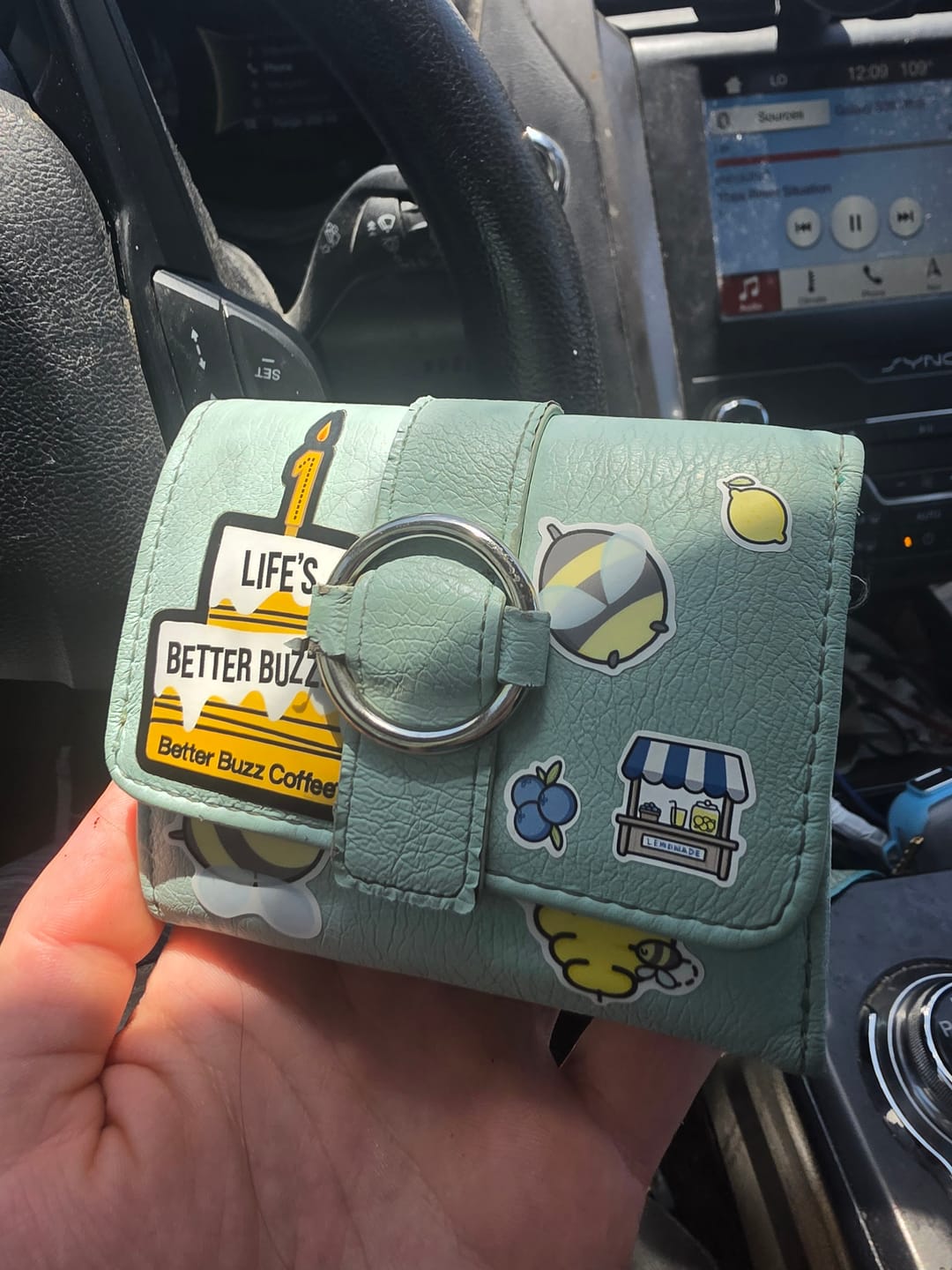 Customer photo review of Happy Bears and Bees 2 Sticker Sheet