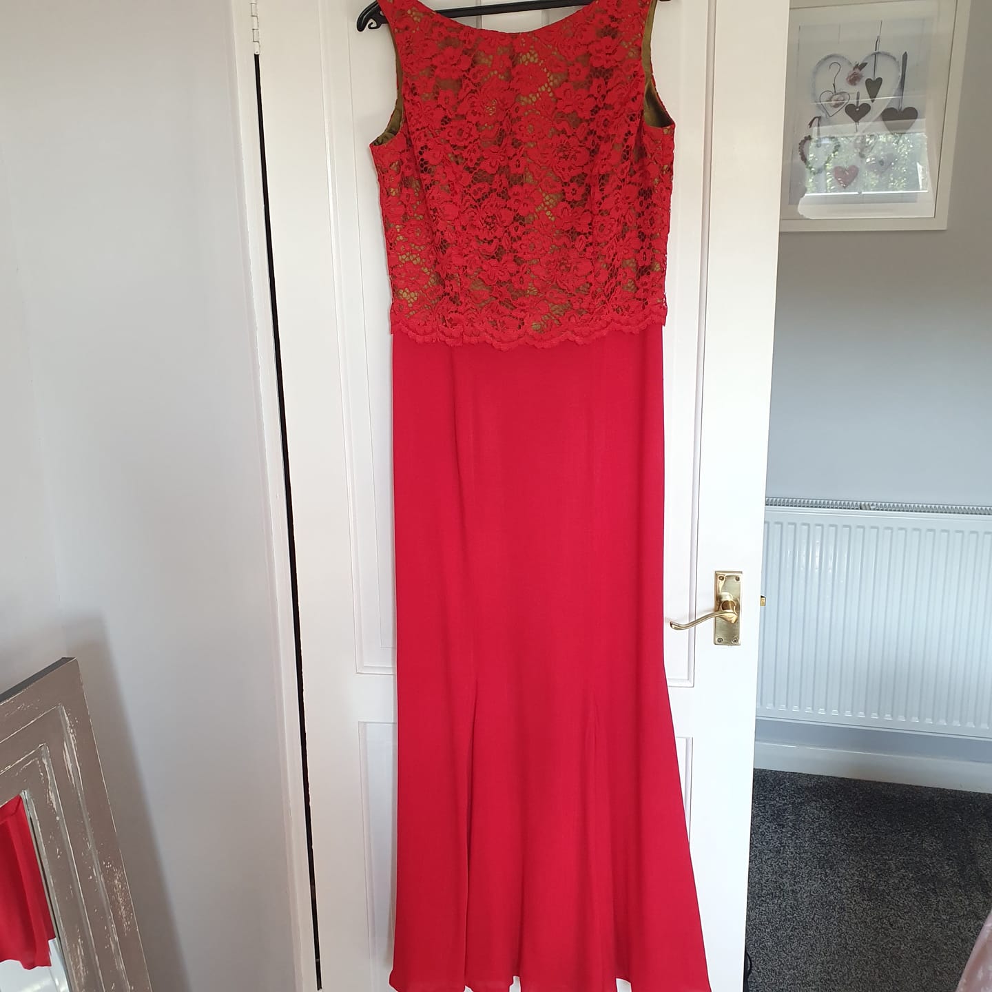 Customer photo review of Plain Linen Look Viscose Fabric