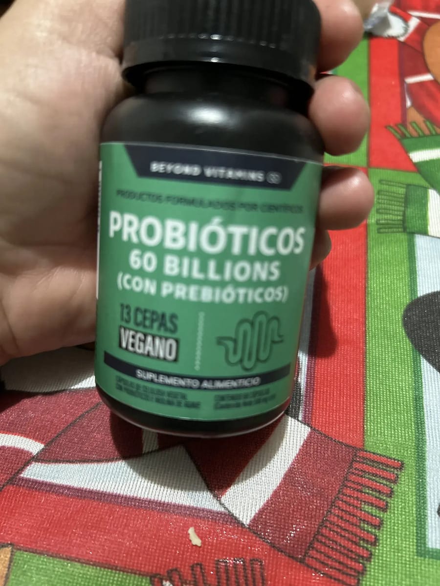 Customer photo review of Probióticos 60 billions (Con prebióticos) - 60 cápsulas
