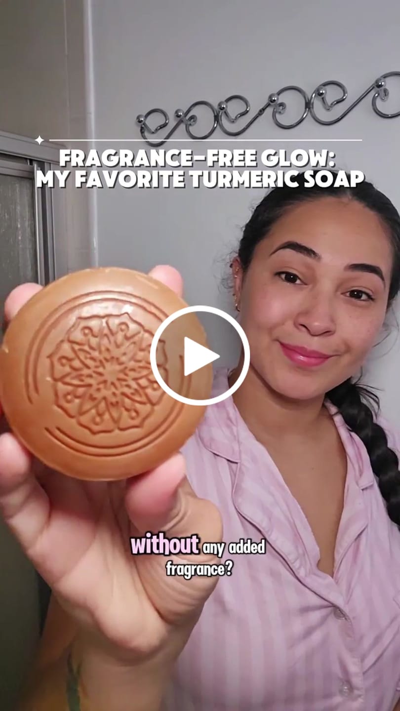 Customer video review of Turmeric & Kojic Acid Soap