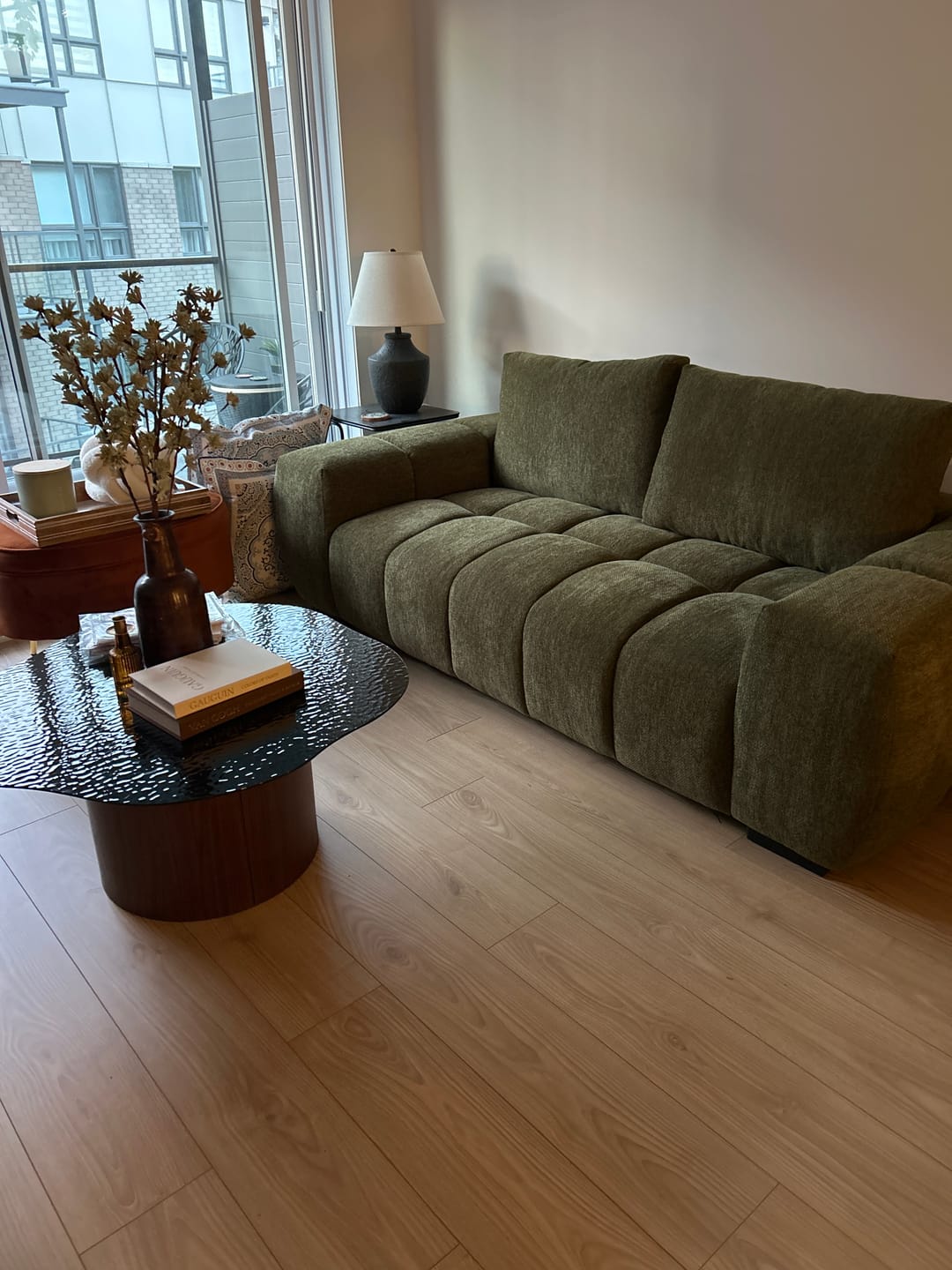 Customer photo review of OLIVIA - Sofa 85" vert