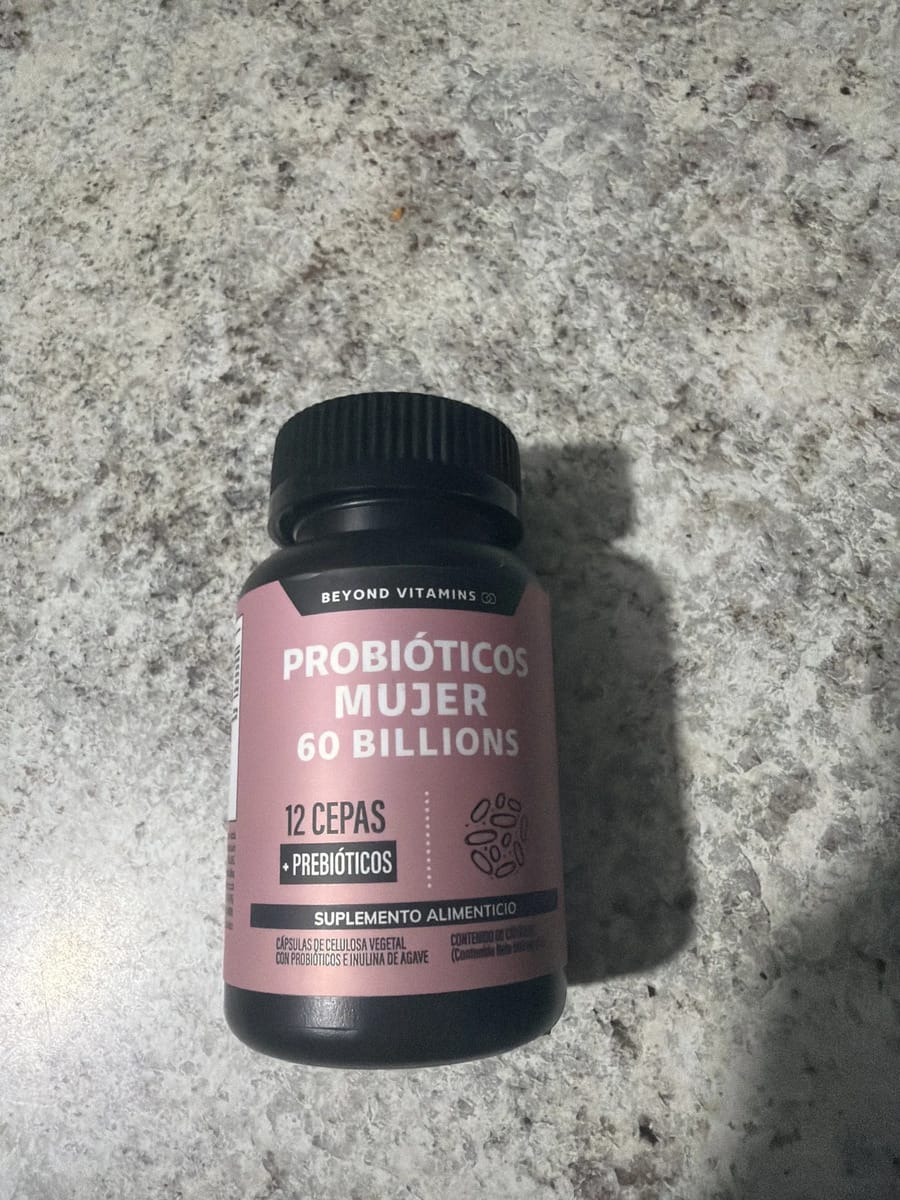 Customer photo review of Probioticos mujer 60 billions - 60 cápsulas
