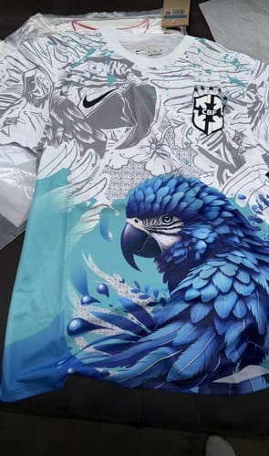 Customer photo review of Brazil Blue Parrot Jersey Special Edition 2026