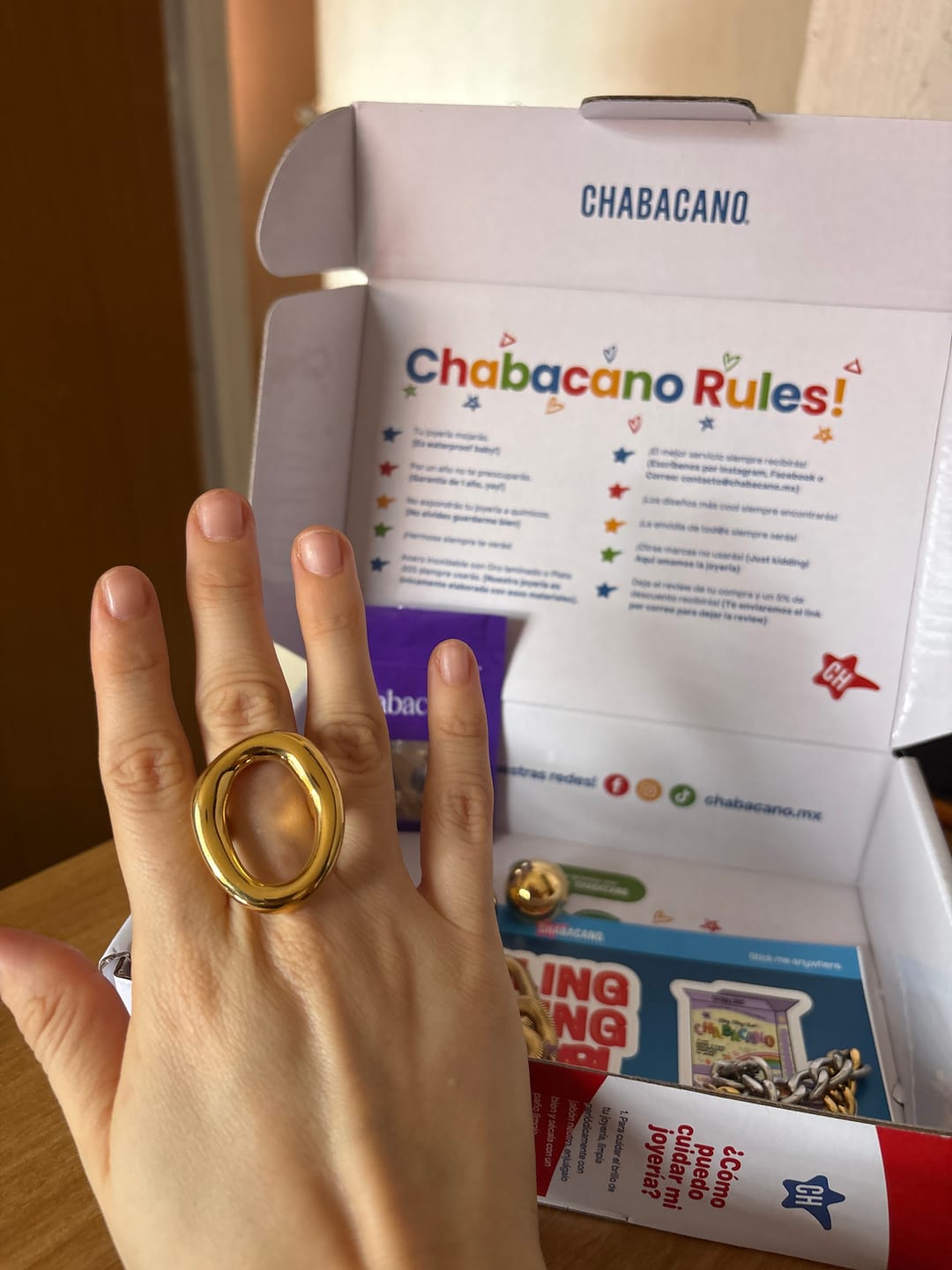 Customer photo review of Anillo Rust