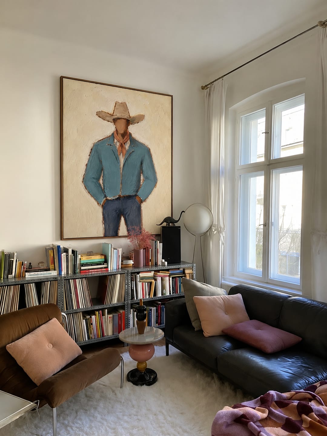 Customer photo review of Blue Mesa-Cowboy Portrait Painting