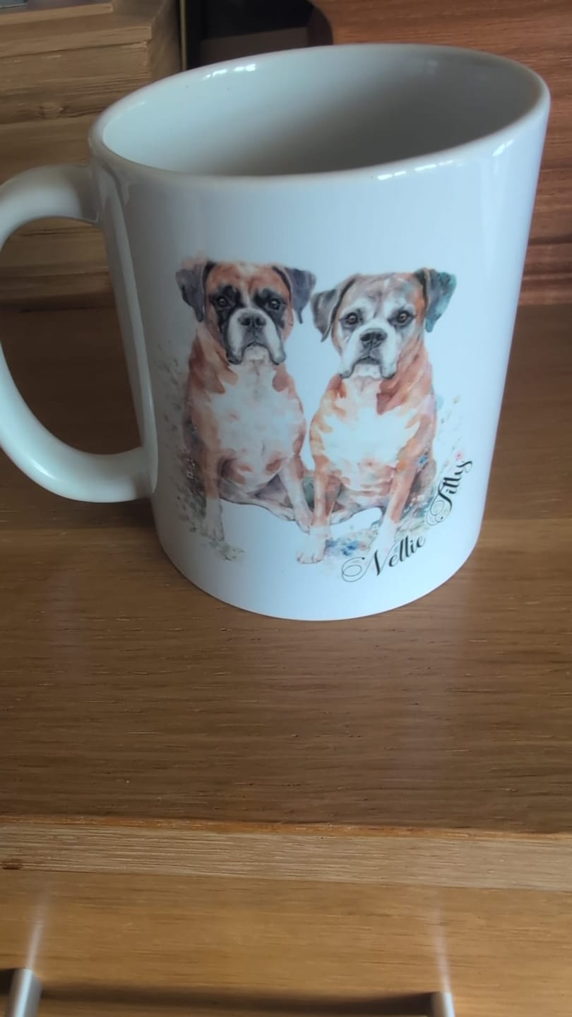 Customer photo review of Watercolour - Personalised Mug