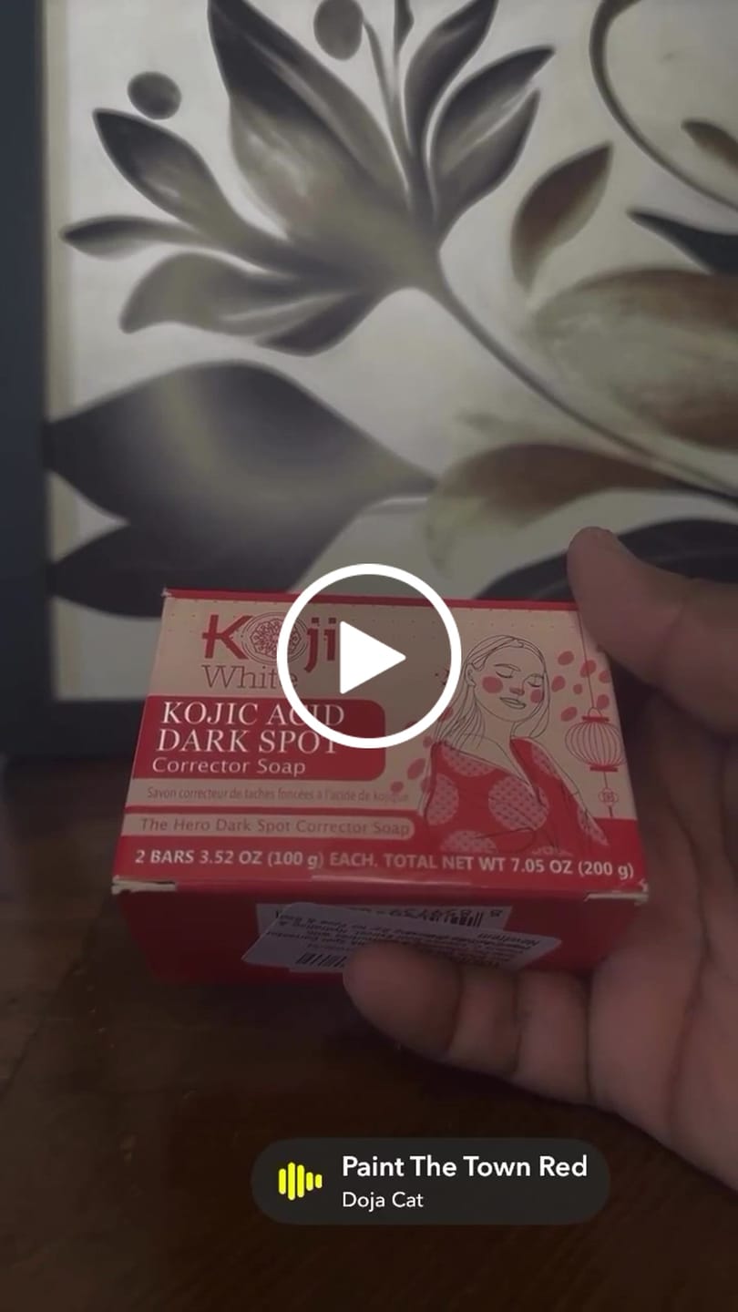 Customer video review of Dark Spot Corrector Soap 2-Bars