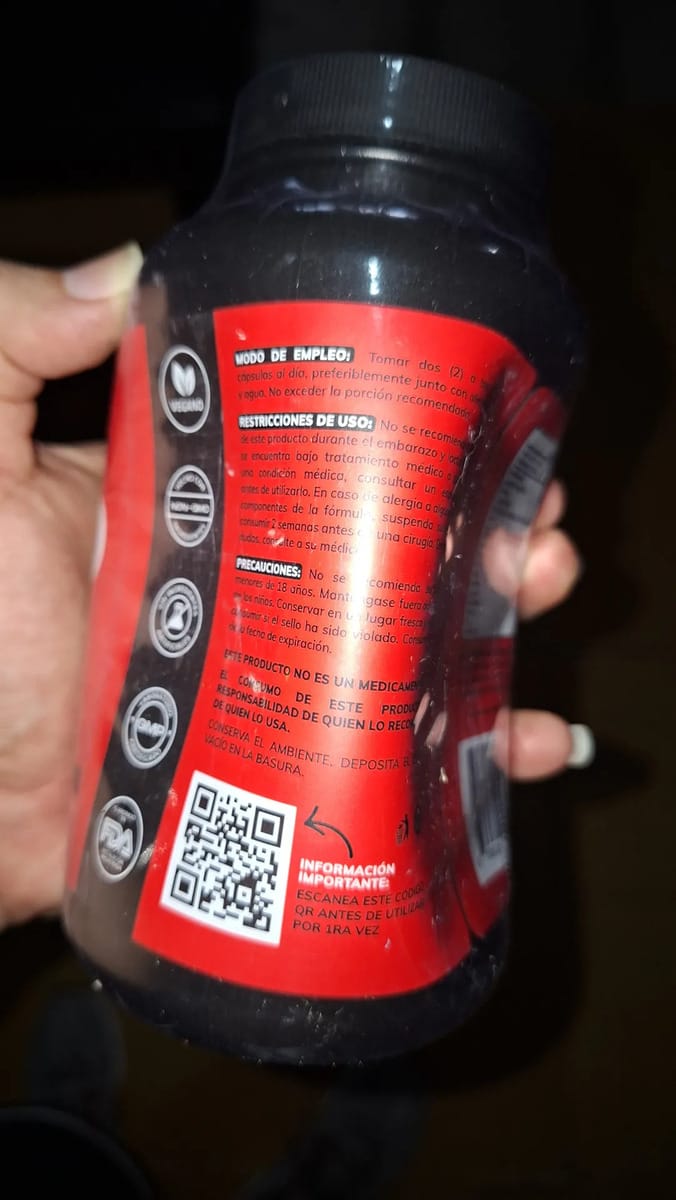 Customer photo review of TES70 180 caps