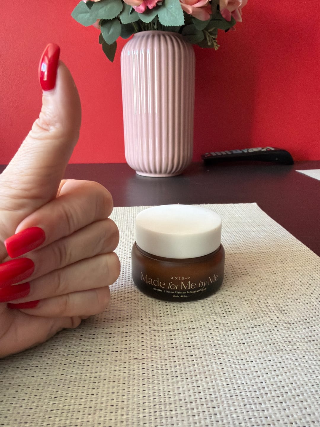 Customer photo review of Mitrinošs krēms sejai AXIS-Y Biome Ultimate Indulging Cream