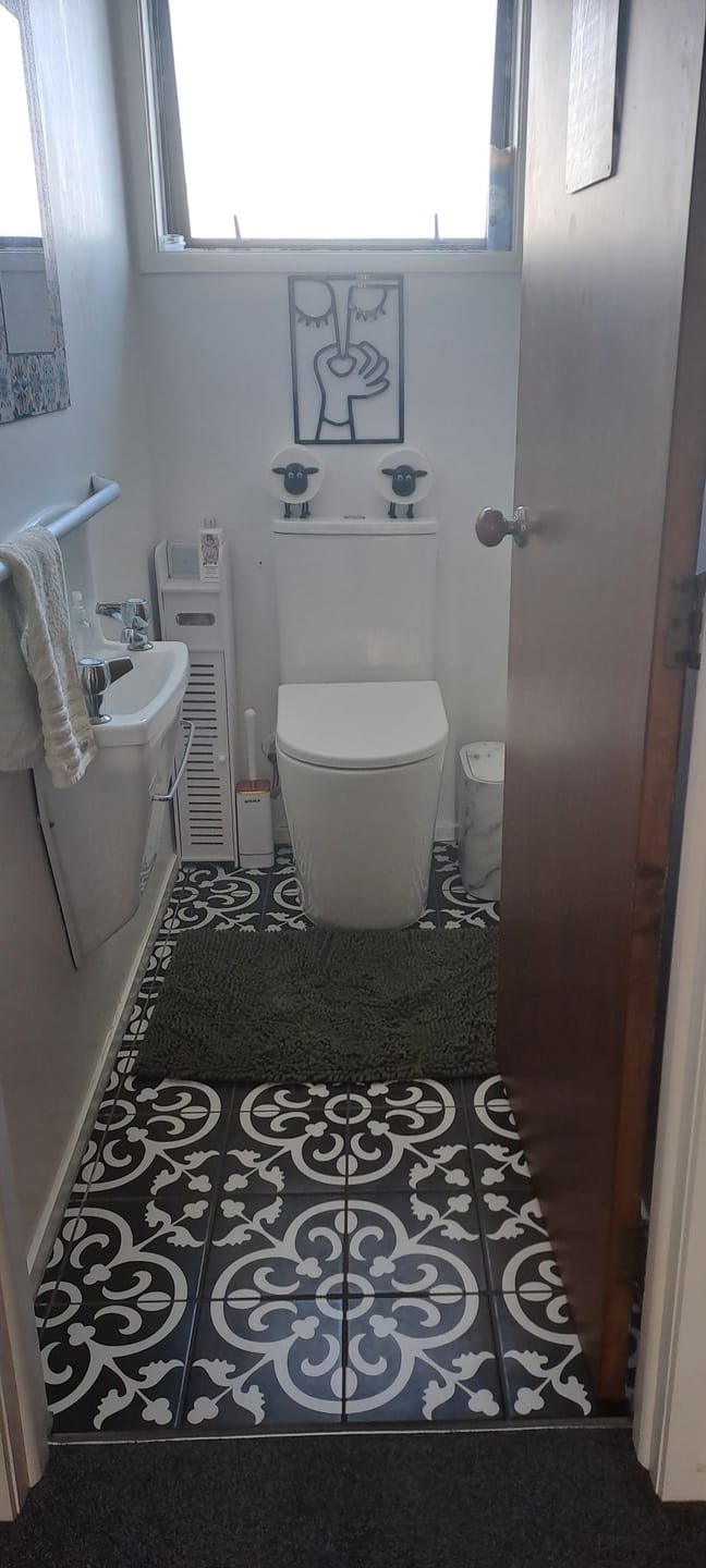 Customer photo review of The Distinguished Loo Wall Art