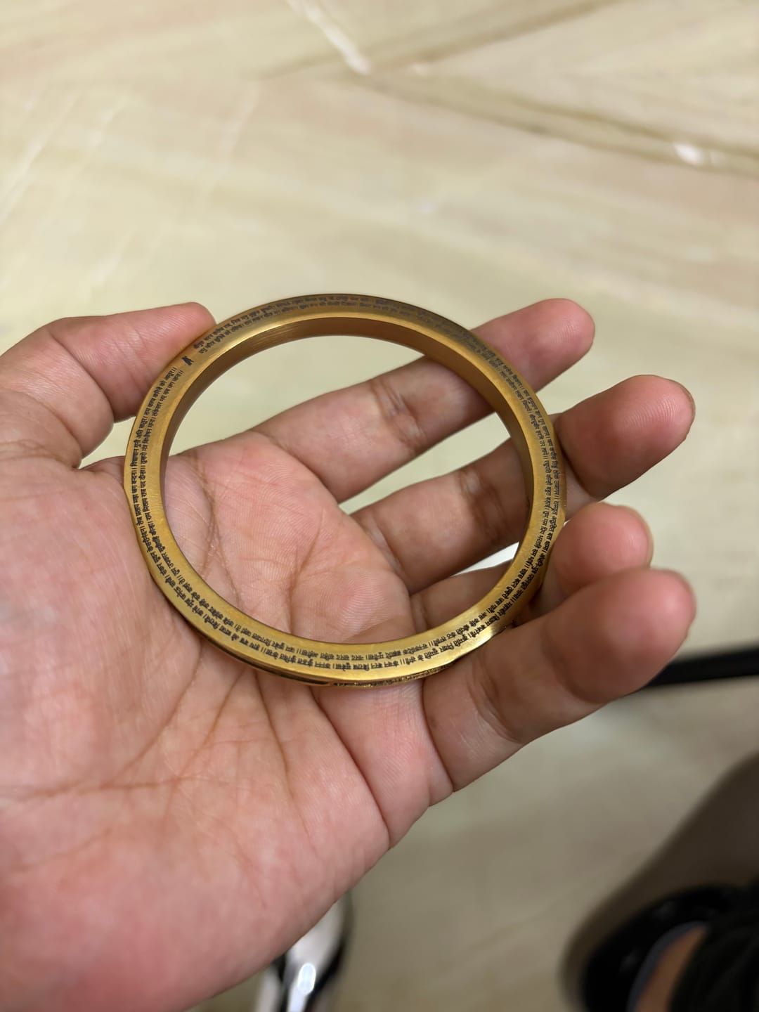 Customer photo review of Hanuman Chalisa Shakti Kada