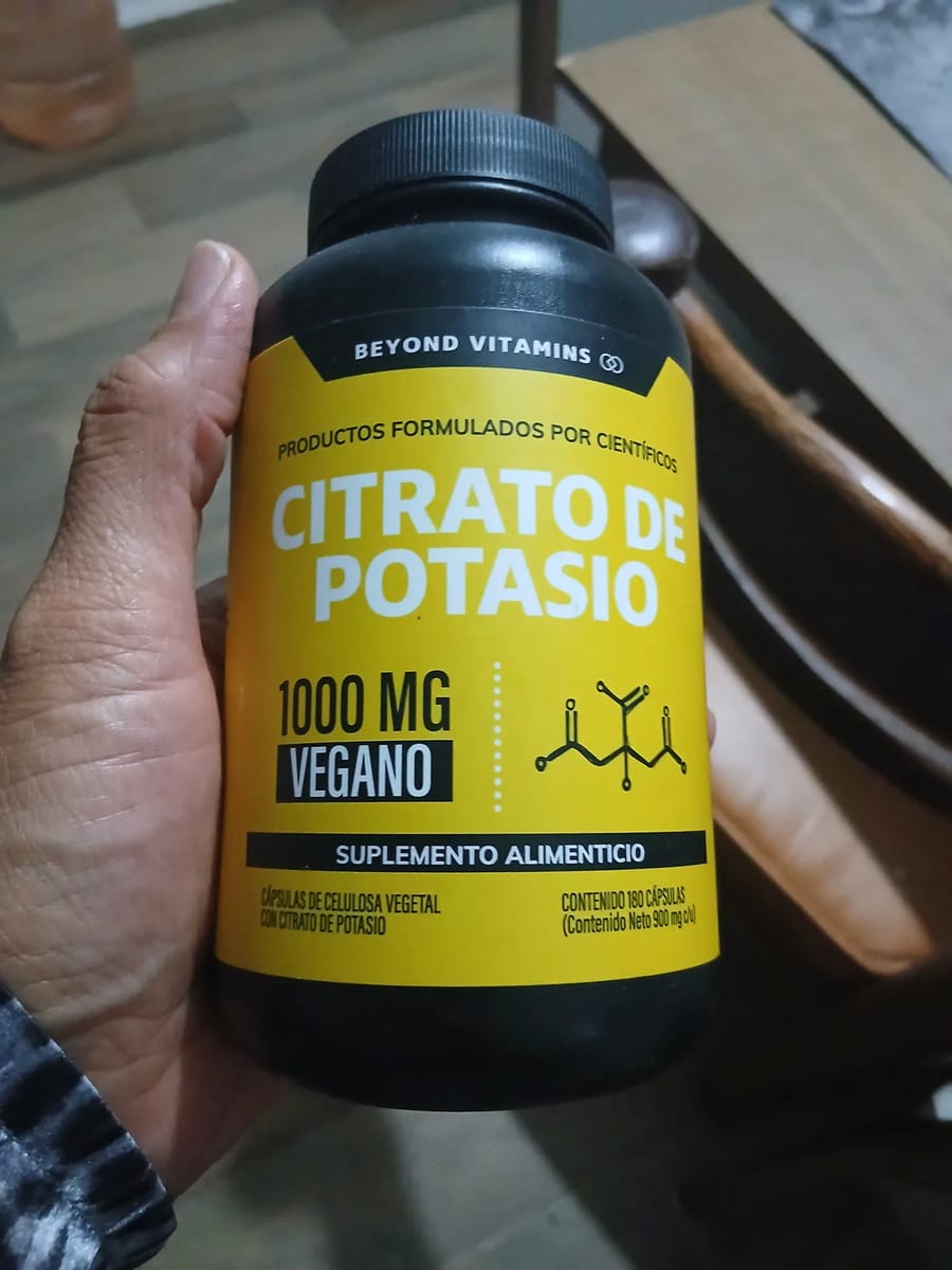 Customer photo review of Citrato de potasio 60 Caps