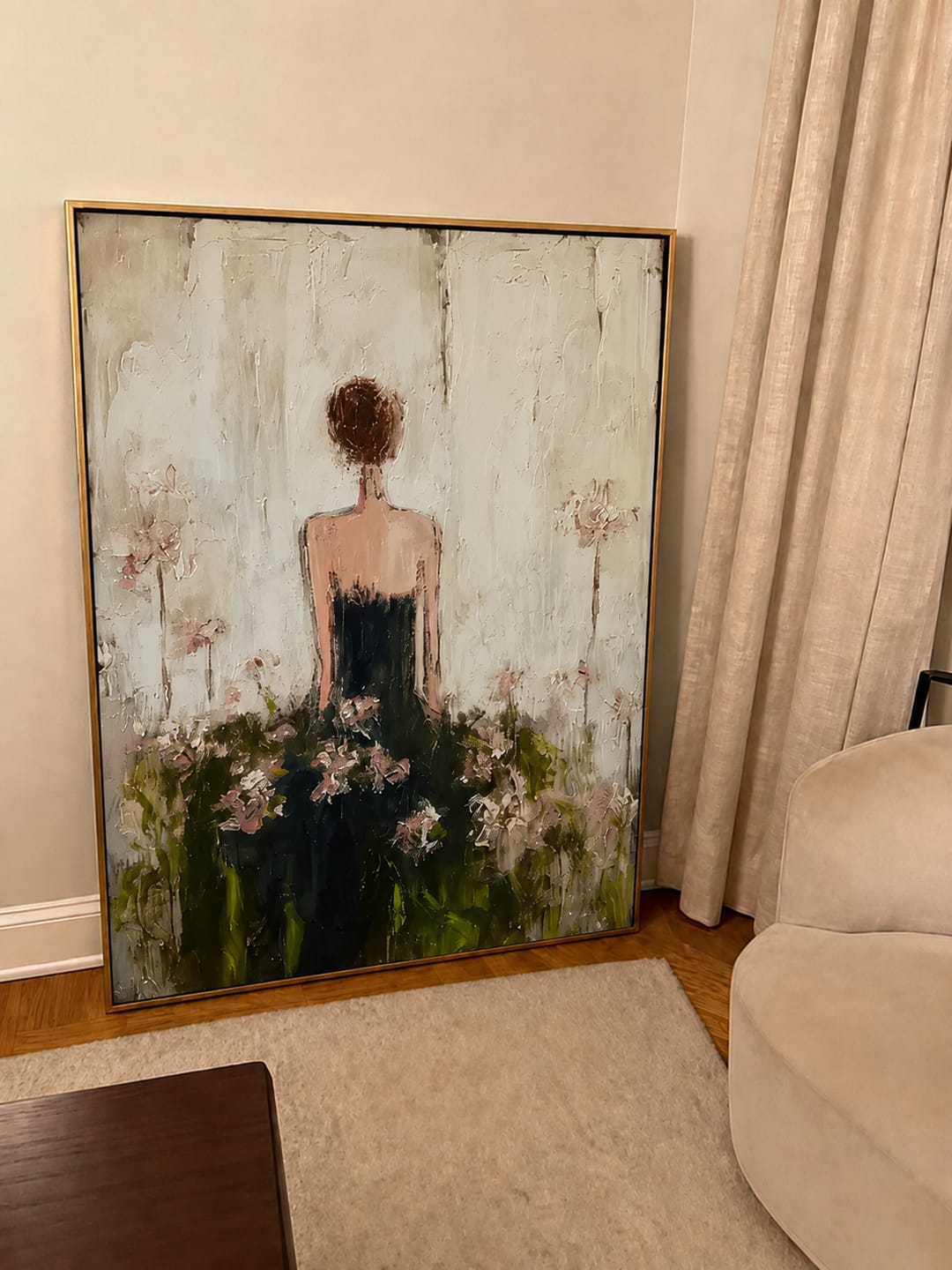 Customer photo review of Garden Silence-Figure Painting