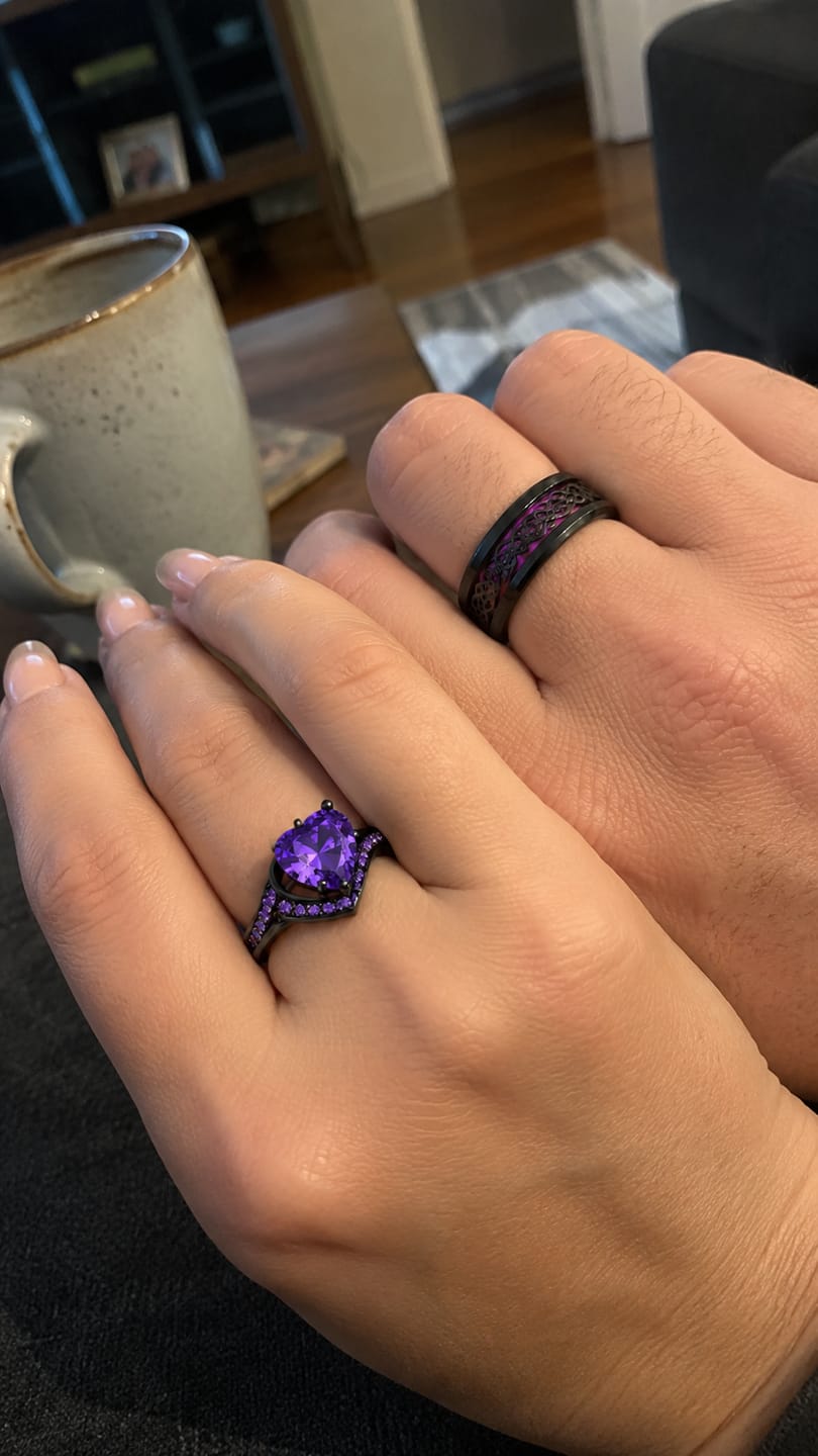Customer photo review of Anillos de Promesa