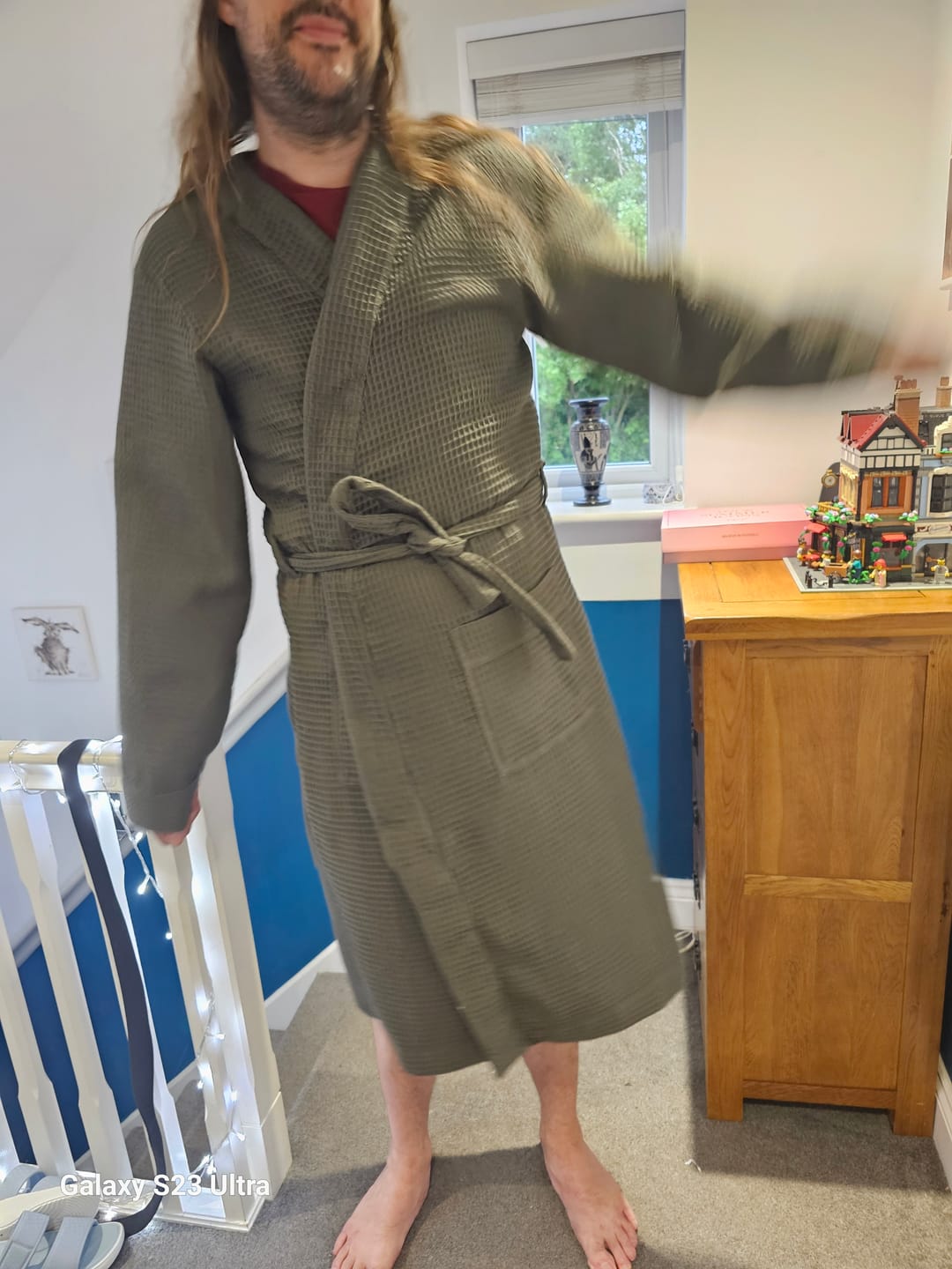 Customer photo review of 100% Cotton Waffle Fabric