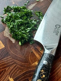 Customer photo review of CHEF KNIFE 8”
