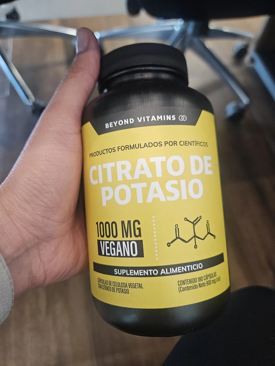 Customer photo review of Citrato de potasio 60 Caps