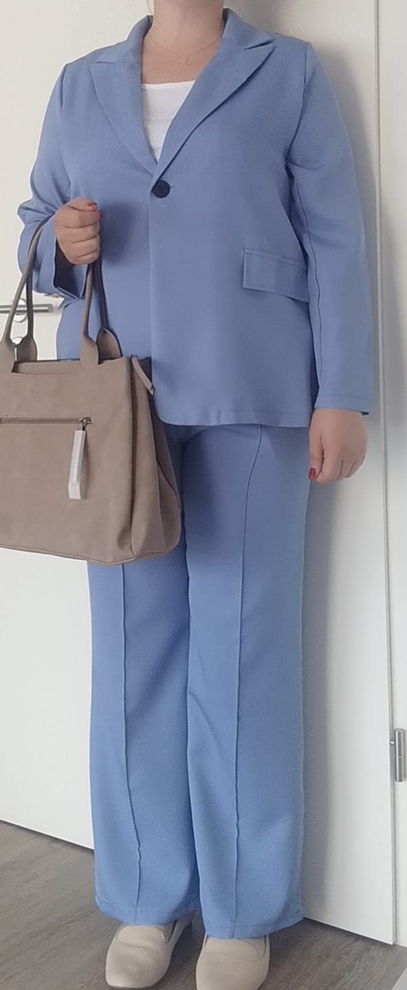 Customer photo review of Zweiteiliges Hosenanzug-Set - Freya