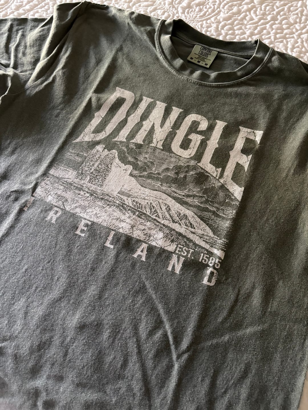 Customer photo review of Dingle Ireland Vintage Print T-Shirt