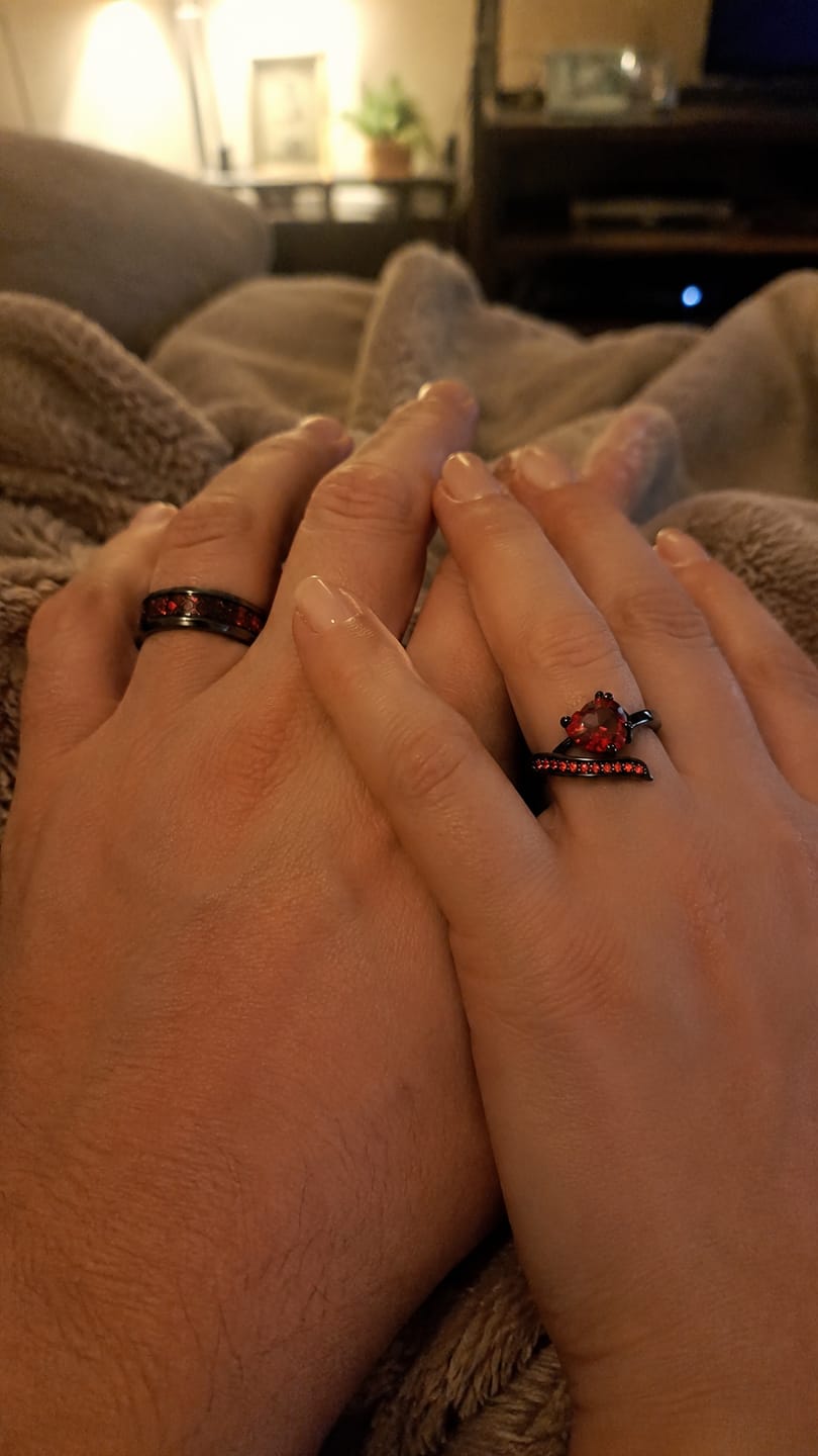 Customer photo review of Anillos de Promesa