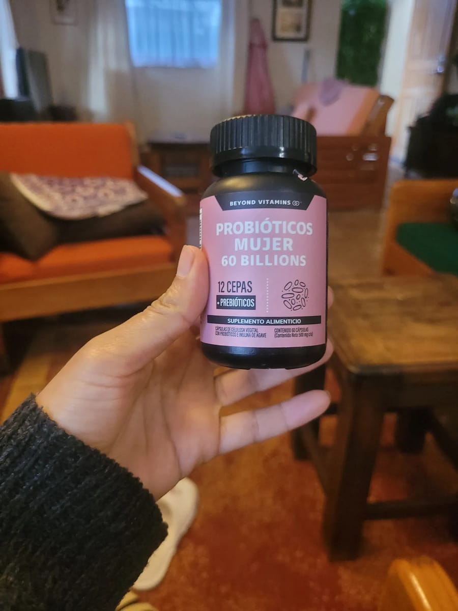 Customer photo review of Probioticos mujer 60 billions - 60 cápsulas