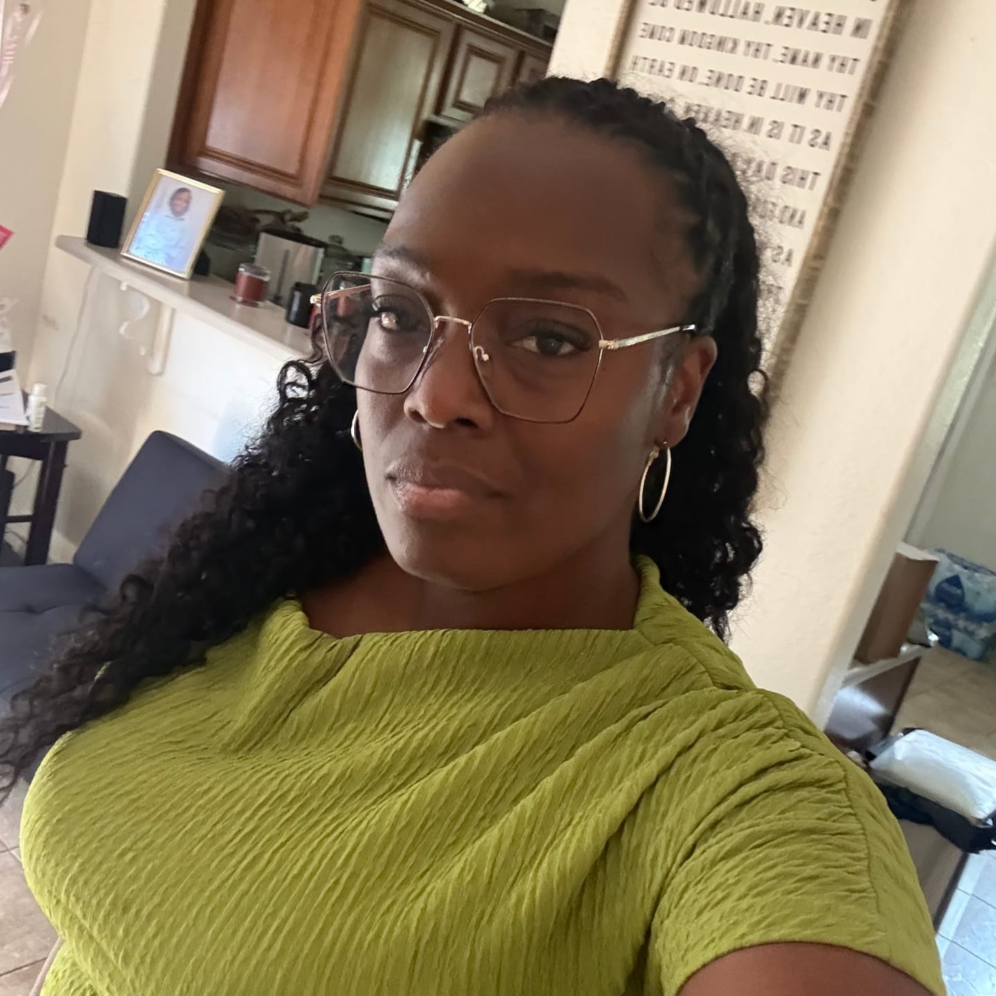 Customer photo review of Water Deep Wave Feather Crochet Hair