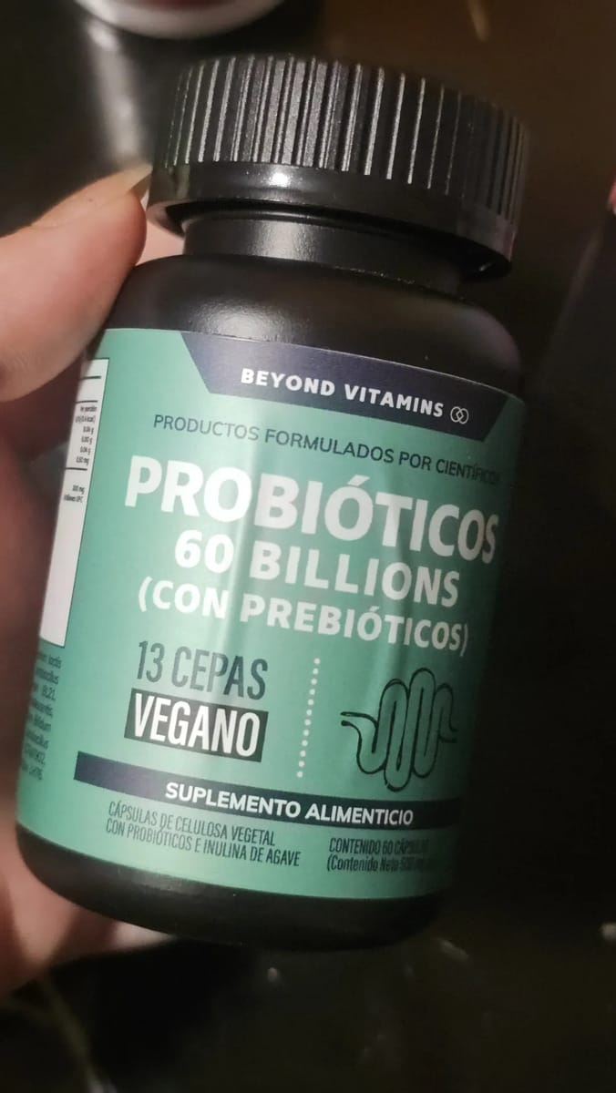 Customer photo review of Probióticos 60 billions (Con prebióticos) - 60 cápsulas