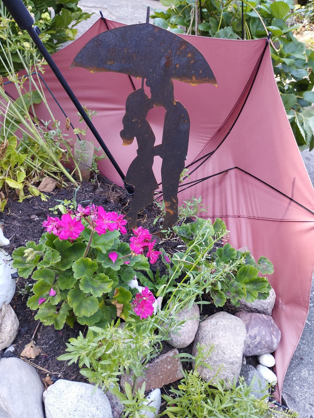 Customer photo review of Gartenstecker Liebespaar