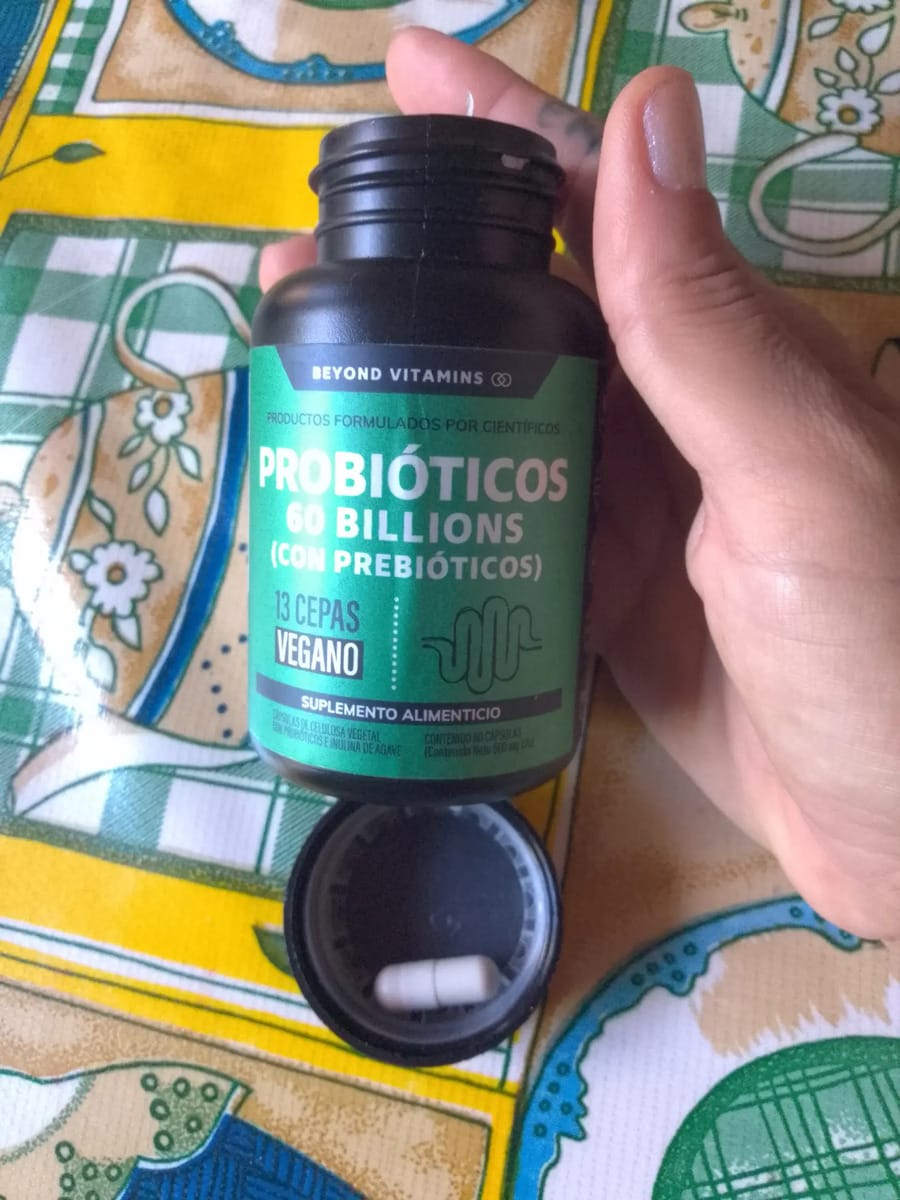 Customer photo review of Probióticos 60 billions (Con prebióticos) - 60 cápsulas