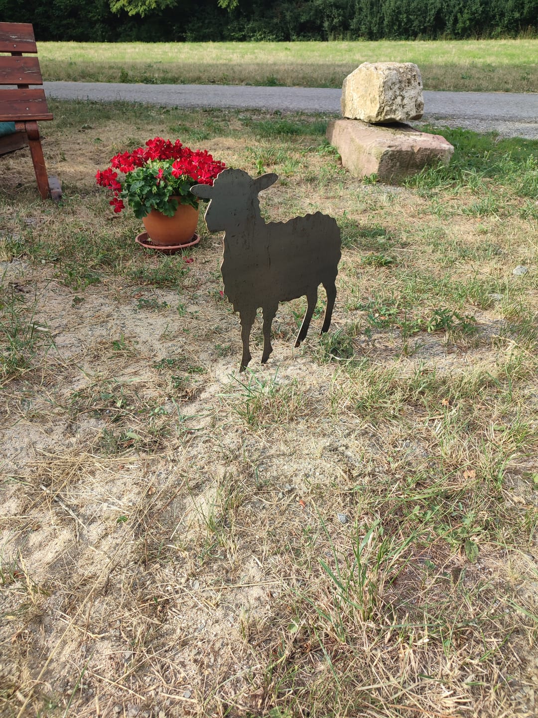 Customer photo review of Gartenstecker Schaf