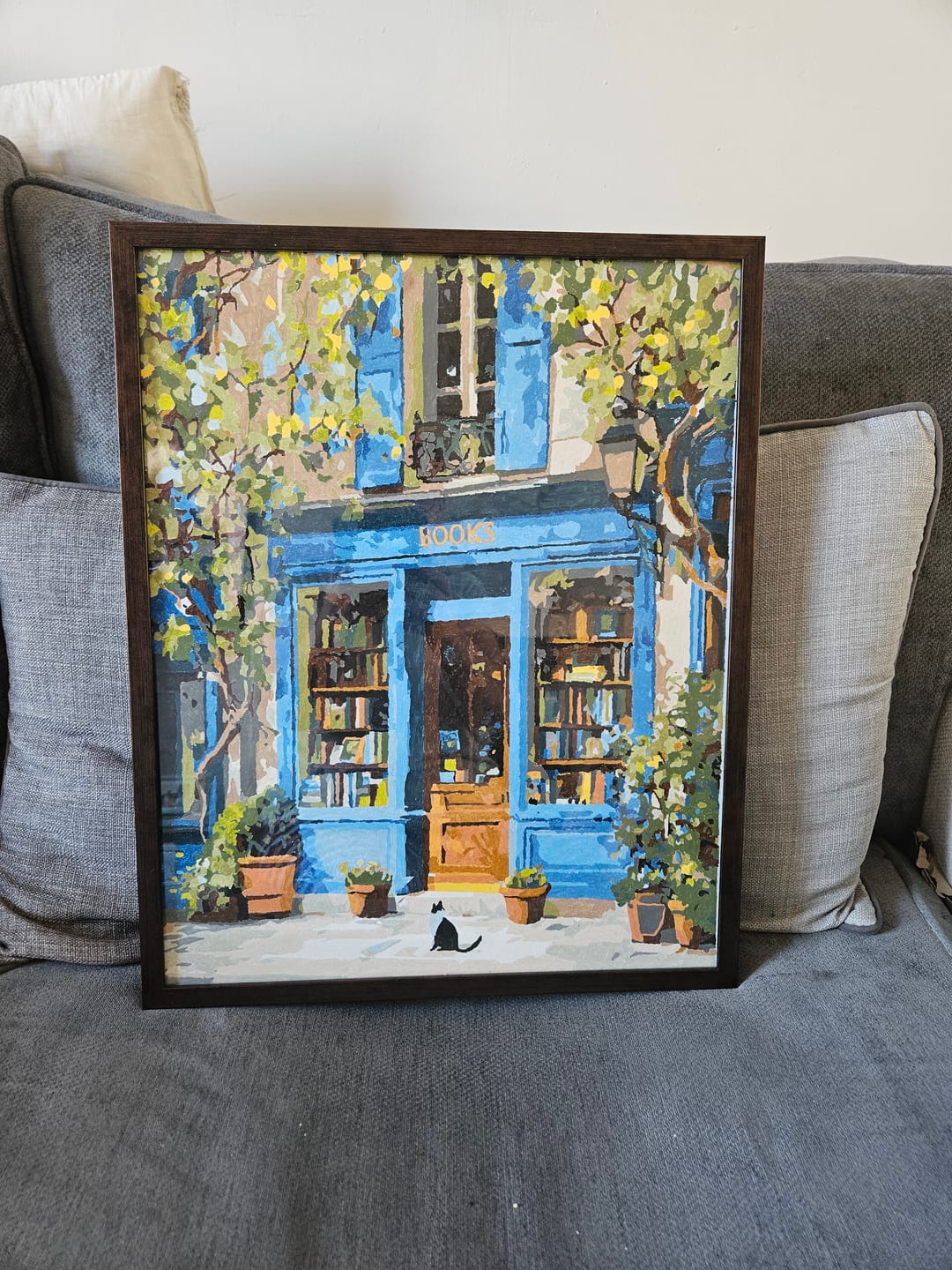 Customer photo review of Where books live | Paint by Number