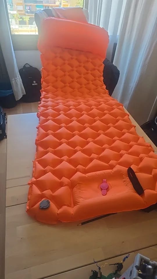Customer photo review of Ultraleichte & kompakte Isomatte - perfekt für unterwegs & Abenteuer