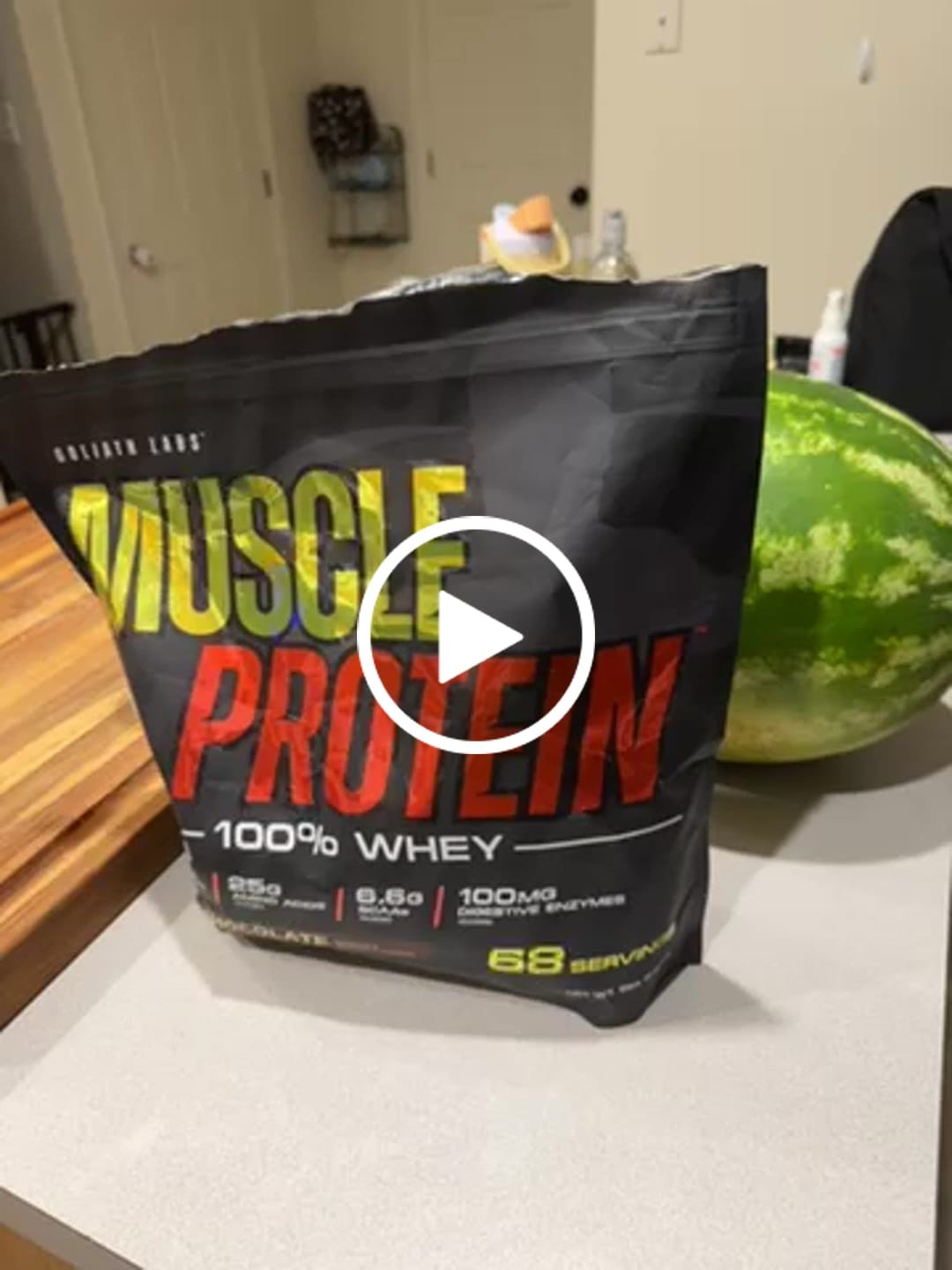 Customer video review of 100% Whey Protein Powder