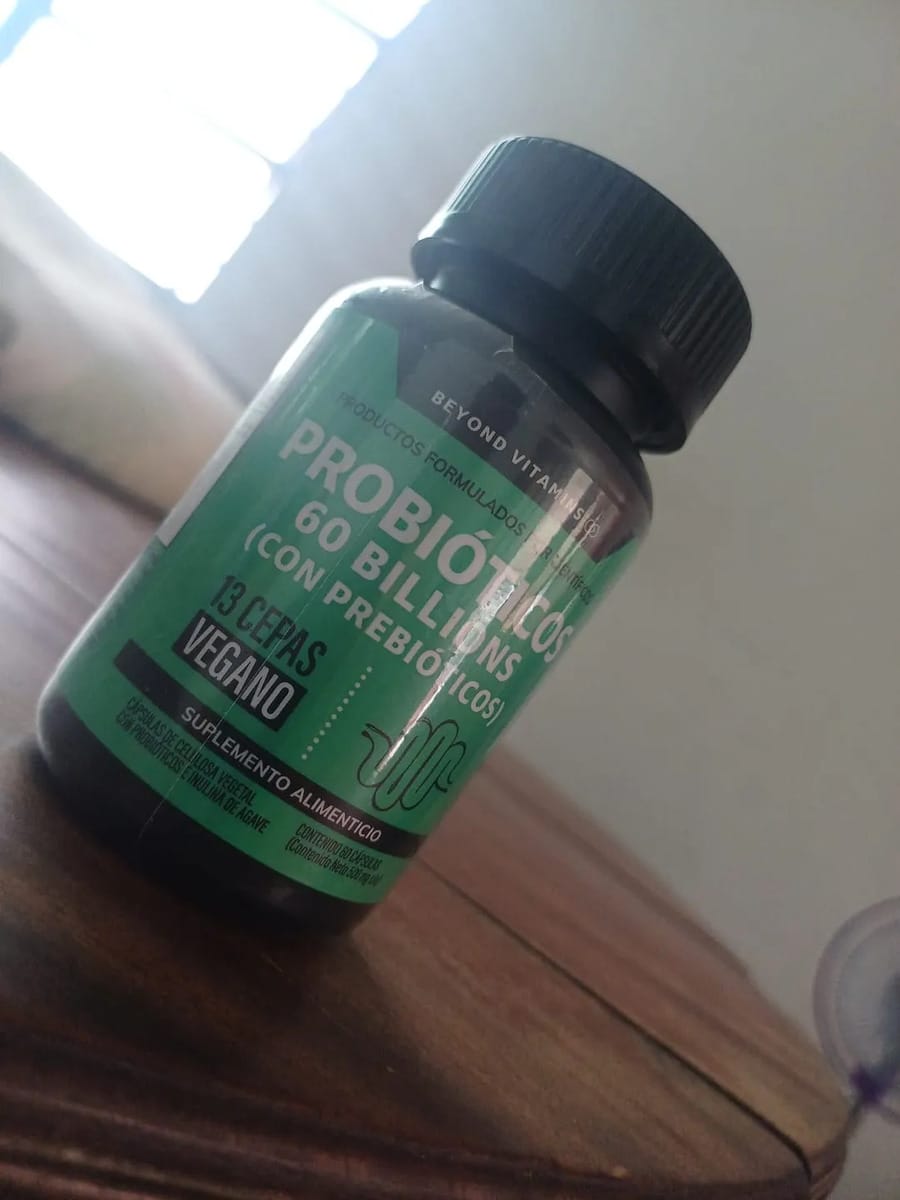 Customer photo review of Probióticos 60 billions (Con prebióticos) - 60 cápsulas