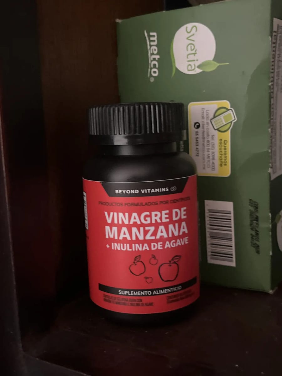 Customer photo review of Vinagre de Manzana + Inulina de Agave 150 caps