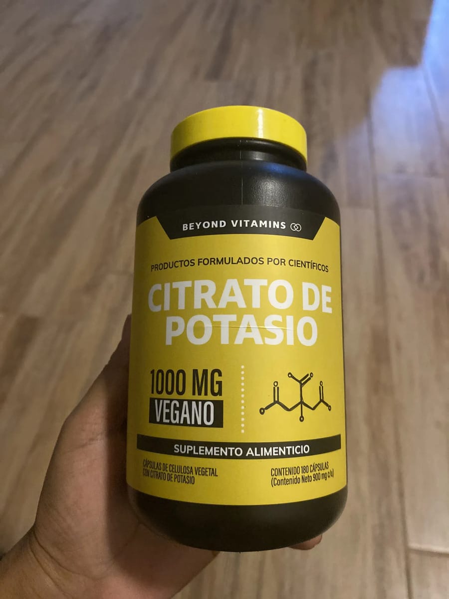 Customer photo review of Citrato de potasio 60 Caps