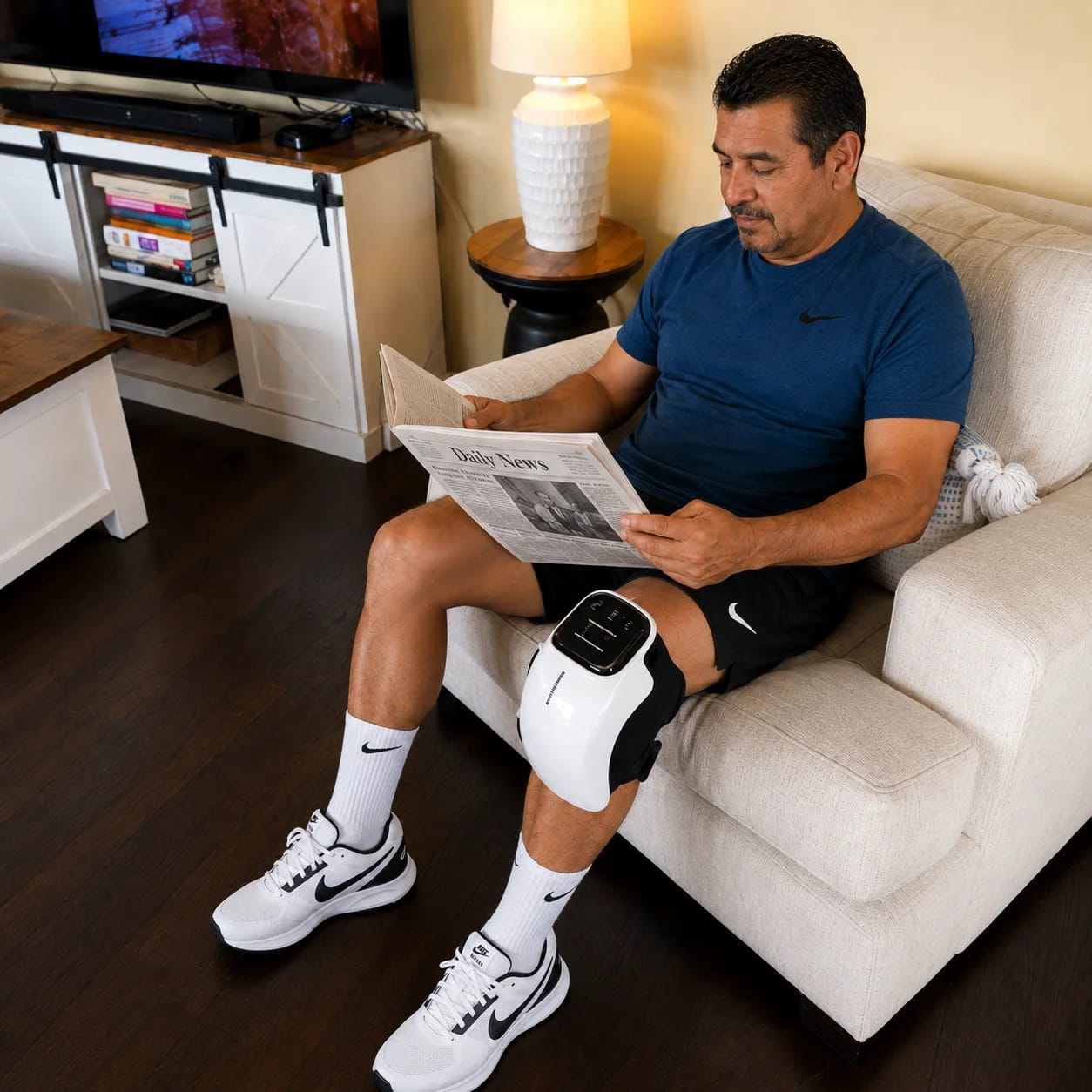 Customer photo review of ElectroPulse™ Masajeador de Rodilla