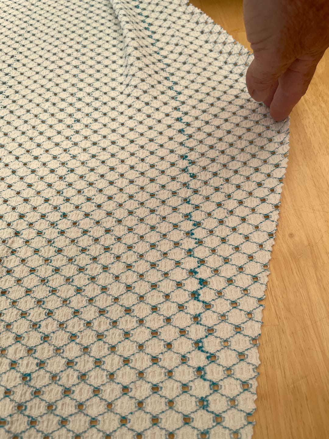 Customer photo review of Airy Prism Knitted Fabric