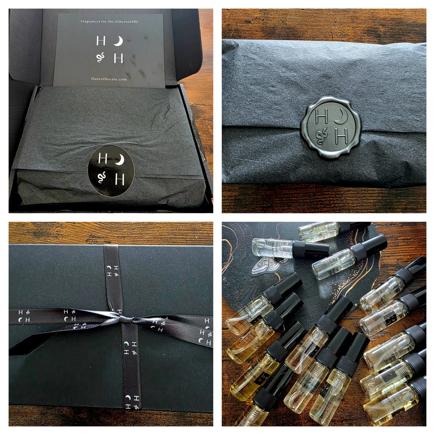 Customer photo review of The Scent Surrealism Library | Complete collection 15 luxe Mini fragrances (limited edition)