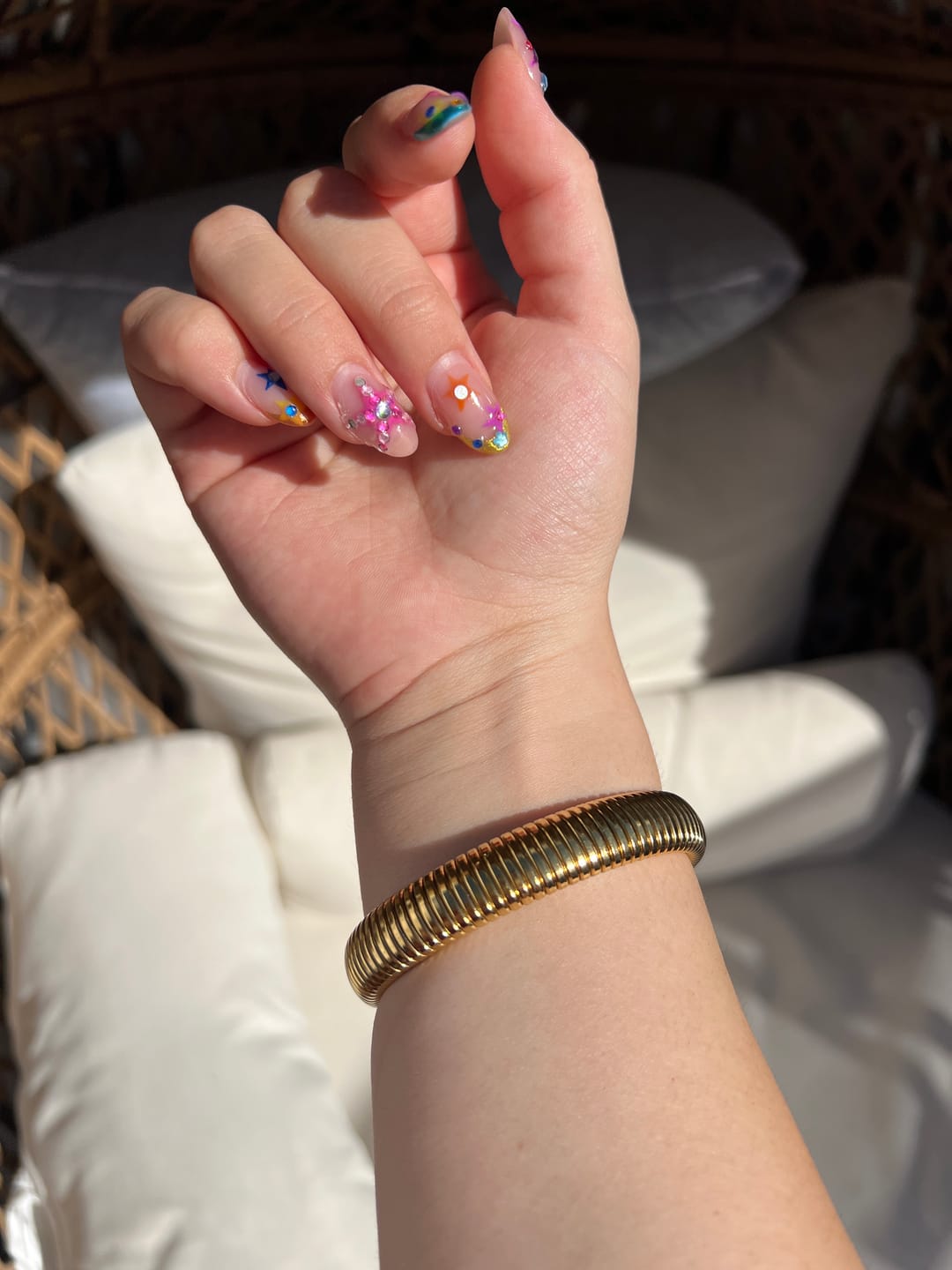 Customer photo review of Ibiza Chunky Bangle (Bundle)