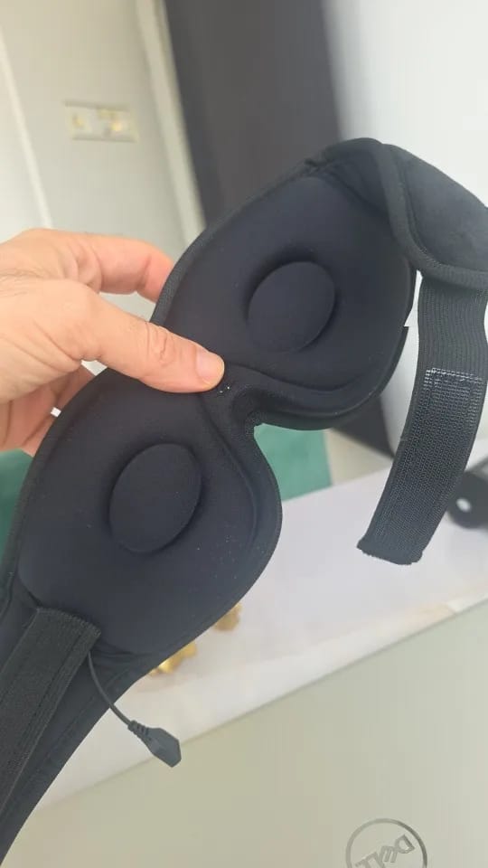 Customer photo review of Clineto Enjoying – Antifaz Bluetooth 3 en 1 para Dormir