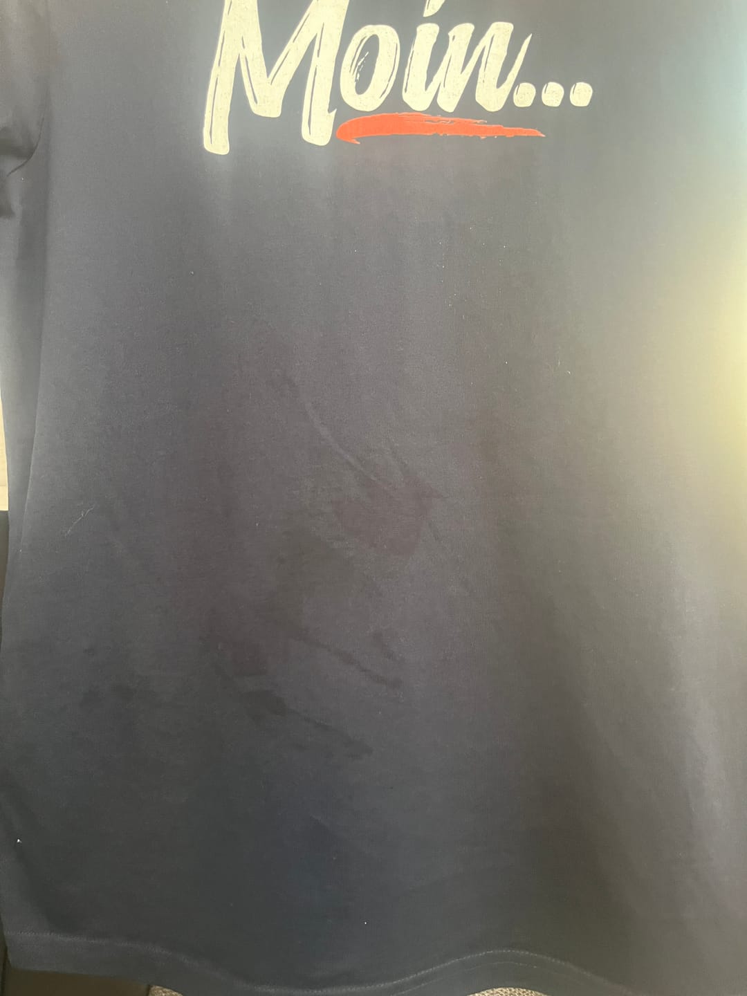 Customer photo review of Moin.. Tschüss! · Herren Premium Bio T-Shirt