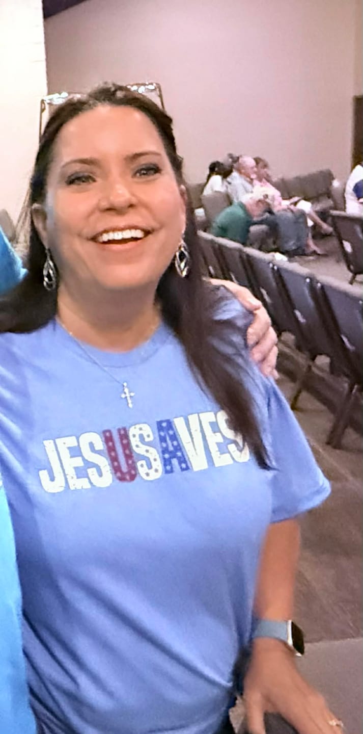 Customer photo review of Jesus Saves Tee