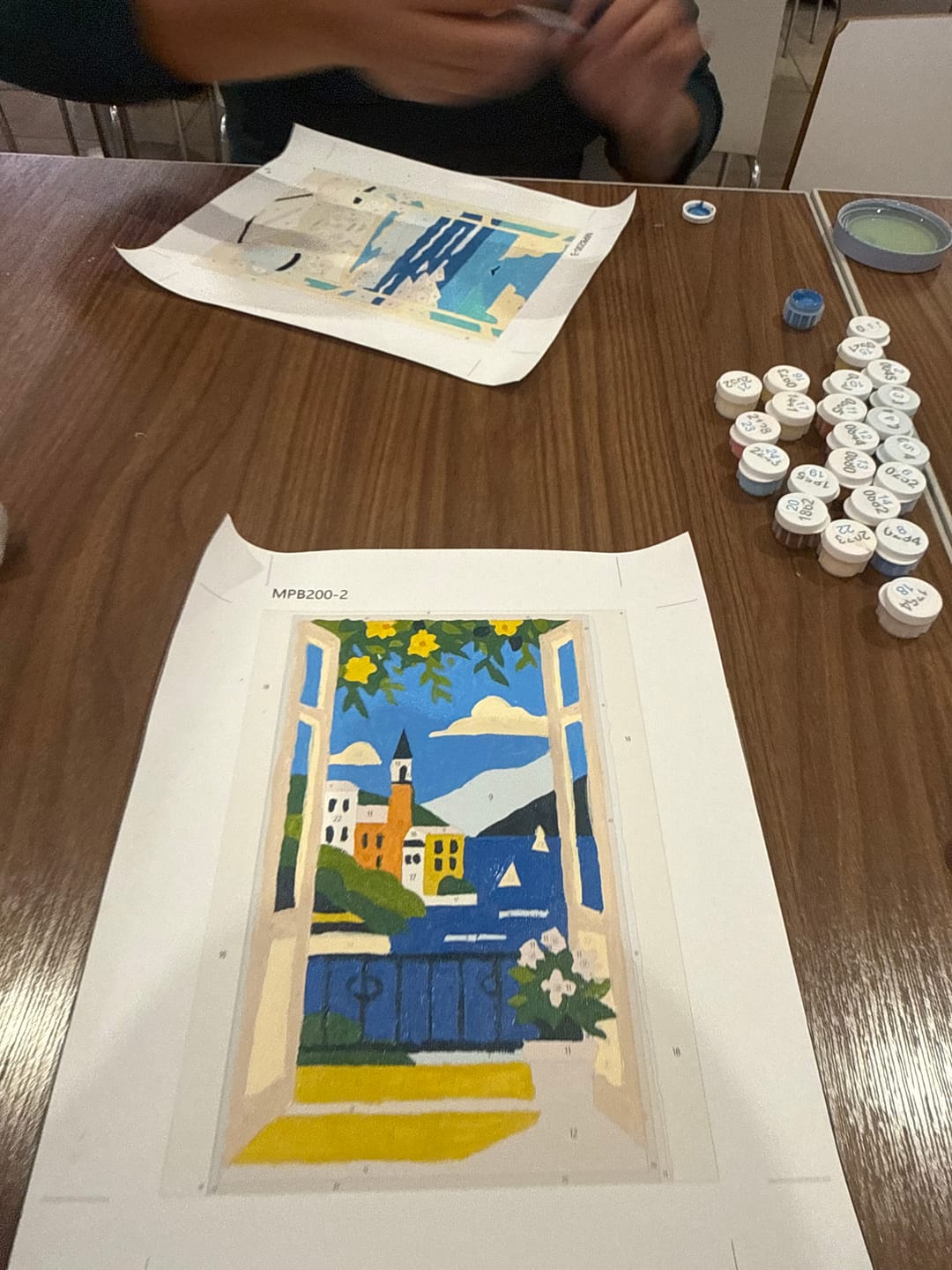 Customer photo review of 6 Mini Paintings - Colorful Windows Set