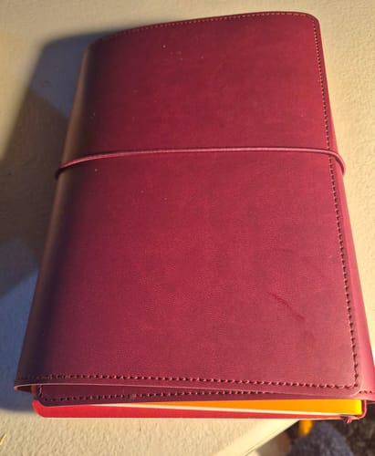 Customer photo review of Refillable Folio in Salty Plum