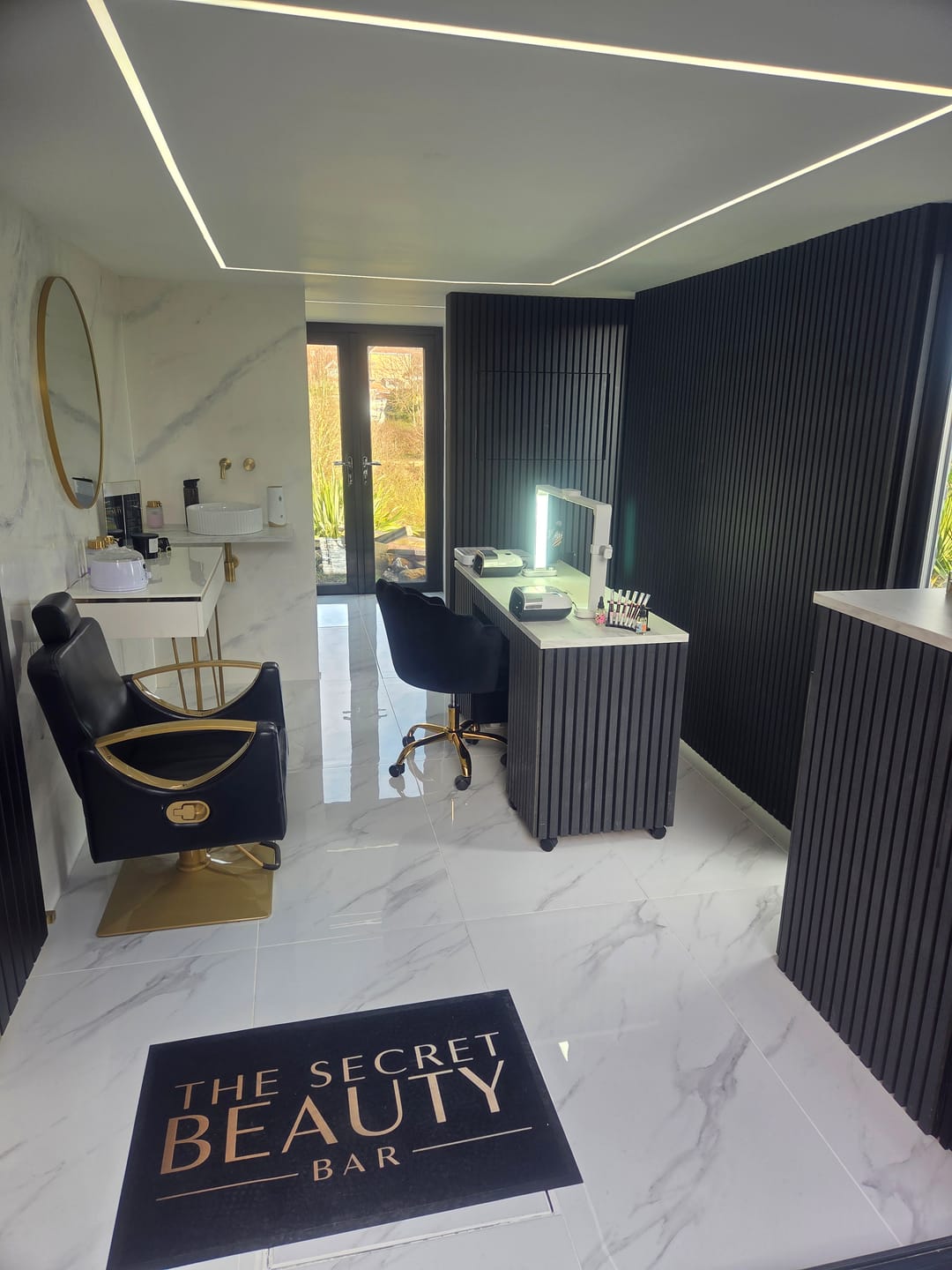 Customer photo review of Premium 3 Sided Wall Panels - 240cm x 60cm (Multiple Colours)