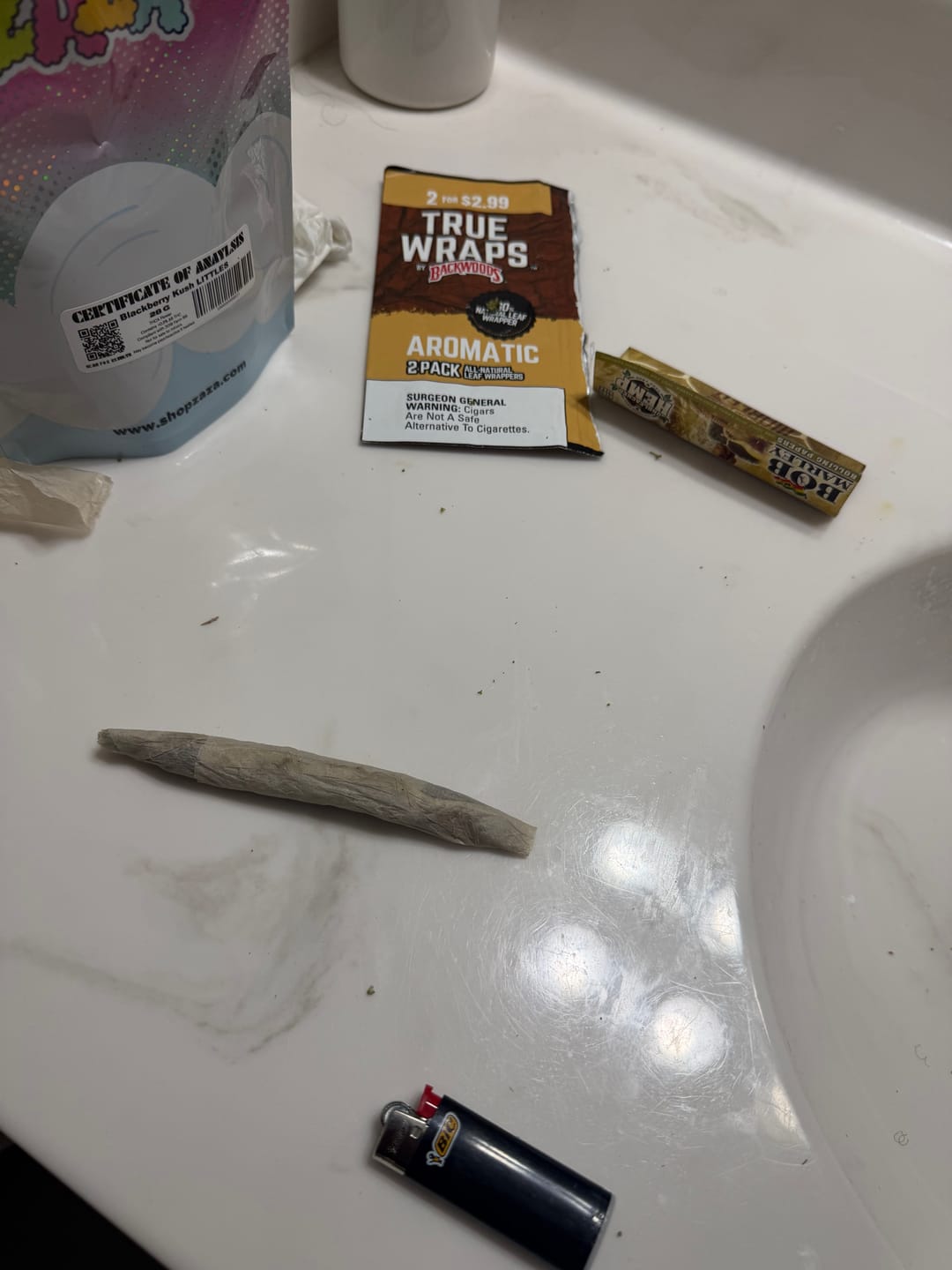 Customer photo review of Blackberry Kush - 28 Grams Littles - Indica