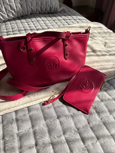 Customer photo review of Pink Mini Tote Bag