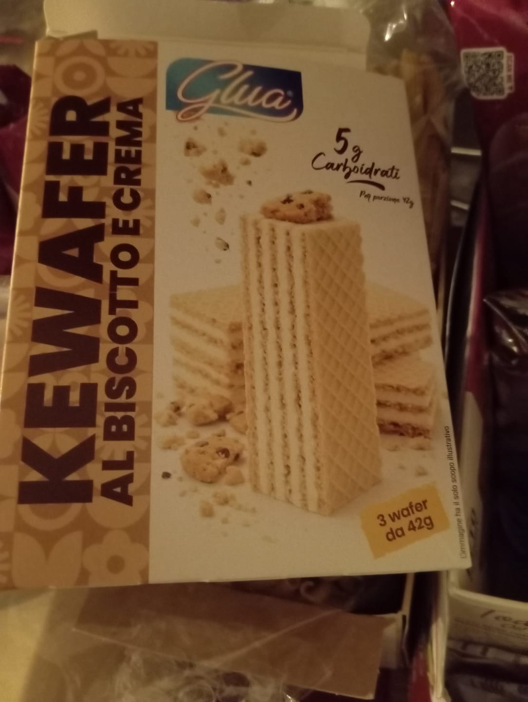 Customer photo review of Kewafer ai biscotti e crema