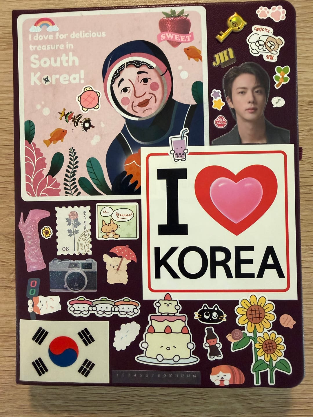 Customer photo review of KSticker Blind Box | 10 Sheets Selected from Over 80 Designs